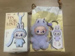 ラブブ イニシャル ぬいぐるみ