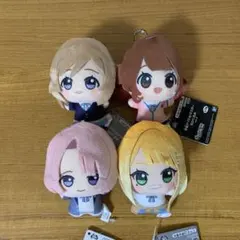 ナムコ限定　 学園アイドルマスター　ちびぐるみ　莉波　佑芽　麻央　清夏