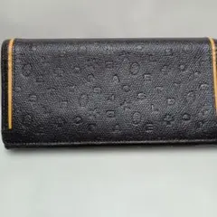 カステルバジャック マルセル 長財布 ラウンドジップ モノグラム 黒