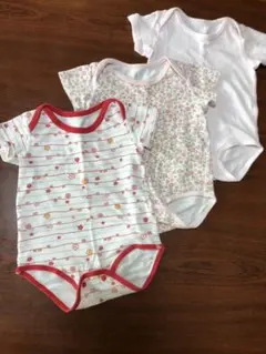 ロンパース　半袖　肌着　女の子　80