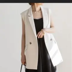 ノーブル　ロングベントジレ レディース ナチュラル 38