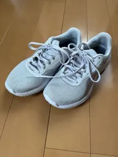 リーボック スニーカー グレー ホワイト メッシュ スニーカー23.5㎝ 美品