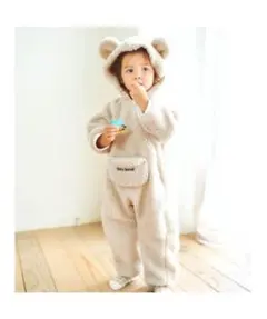 アプレレクール tiny bear なりきりもこもこジャンプスーツ
