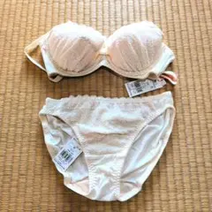 AMO STYLE ブラジャーショーツセット C65 オフホワイト