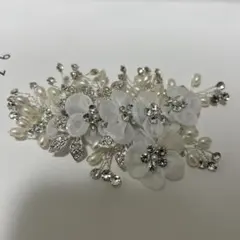 ◎ヘッドドレス　ホワイトフラワー