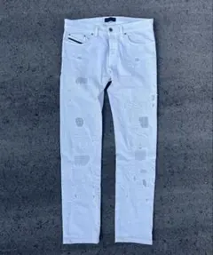 archive diesel black gold パッチワークダメージデニム