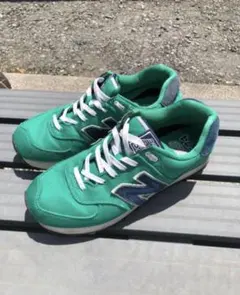 New Balance 574 グリーンスニーカー 26.5