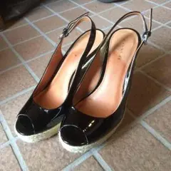 訳あり COACH ウェッジソールサンダル  35.5