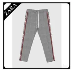 美品‼️送料込‼️zara  テーピンググレンチェックパンツ　ザラ