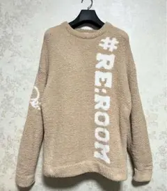 匿名発送　美品　リルーム　パイル生地オーバーサイズロゴスウェット　　サイズS