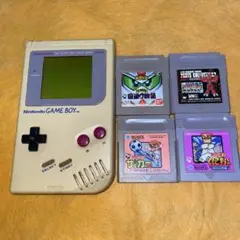 ゲームボーイ初代本体とソフト4本