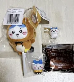 ちいかわ たぬきだもんくじ ココス ソフビ フィギュアキーホルダー ハチワレ