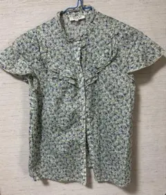 【中古】SOUP/フラワープリント/半袖シャツ/9号のサムネイル