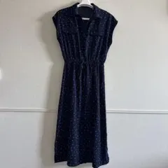 OLIVE des OLIVE ドット柄ワンピース オリーブデオリーブ