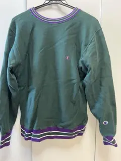 Champion ダークグリーン スウェット