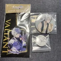 アイナナ 八乙女楽 VALIANT キーホルダー＆缶バッジセット