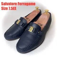 新品未使用☆フェラガモ☆メンズ☆ローファー☆ブラウン☆7.5☆スリッポン☆163 サルヴァトーレフェラガモ ローファー | ダークブラウン | 25.5cm