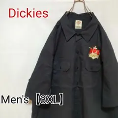 S112【US輸入】Dickies(ディッキーズ)　半袖シャツ【3XL】ブラック