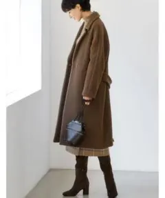 green label relaxing FAbRICA ロングチェスターコート