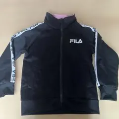 FILA キッズ ジャージ ジャケット ブラック