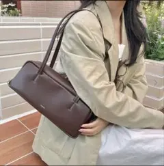 amerivintage rectangleleather bag ブラウン - メルカリ