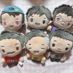 フィッシャーズ Fischer's サンリオ はぴだんぶい ぬいぐるみ 6種