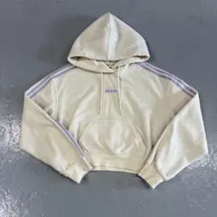 Sサイズ　NERDY ノルディ パイル地 ショート丈 パーカー フーディー