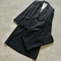 美品AOKIアオキレミューネイビースーツセットアップ大きいサイズプレシャスライン