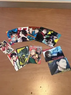 ナツコミ特製ダブルステッカー＋呪術廻戦カード2枚＆ダンダダンミニステッカー