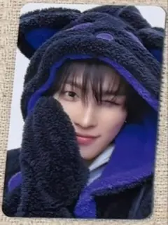 ateez makestar 黒猫 トレカ ホンジュン