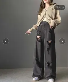 デニムパンツ　Mサイズ　Java クラシカルエルフ