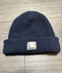 carhartt ダークブルー ニット帽
