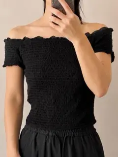 Bershka オフショルダー トップス Mのサムネイル