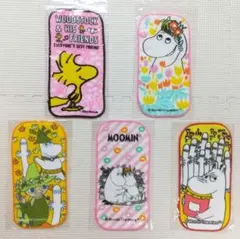 ムーミン 等 ミニハンドタオル 5枚まとめ売り