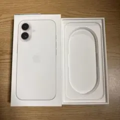 iPhone16 128GB ホワイト 空箱のみ SIMピン付き