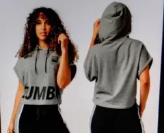 ZUMBA フード付きクロップトップ グ XLサイズ