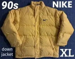 90s NIKE オールドナイキ　ダウンジャケット　イエロー　銀タグ　ヌプシのサムネイル