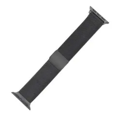 AppleWatch バンド ミラネーゼループ ブラック 44/45/46/49
