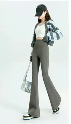 Veimia ヴェーミア 裏起毛フレアレギンス