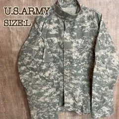 米軍 U.S.ARMY ミリタリー コンバットジャケット 迷彩 カモフラ L