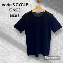 新品タグ付　coda &CYCLE ONCE サマーニット 半袖 サイドライン