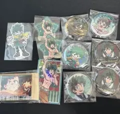 僕のヒーローアカデミア 緑谷出久 ステッカー・缶バッジ
