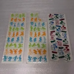 ディズニー　エンボスシール　デコボコシール　3枚セット　平成レトロ　使いかけ