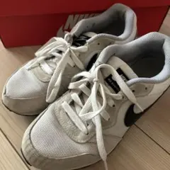 けいこ様Nike MD Runner 2 ホワイト/グレー　24cm