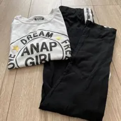 ANAP GIRL Tシャツ　レギンス　セット　140