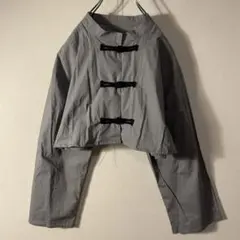 n*5様 チャイナデザイン ショート丈 vintage ブルゾン ライトアウター