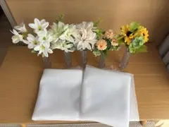 造花セットとチュール