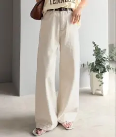 クラシカルエルフ　ハイウェストルーズデニムパンツのサムネイル