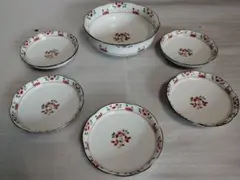 新品　未使用　たち吉 橘吉 花容　赤絵 小皿　中鉢　深皿　盛皿 取り皿　和皿