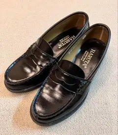 HARUTA 黒ローファー 23.5cmEE